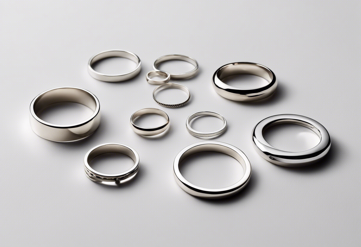 Minimalistiche zilveren ringen